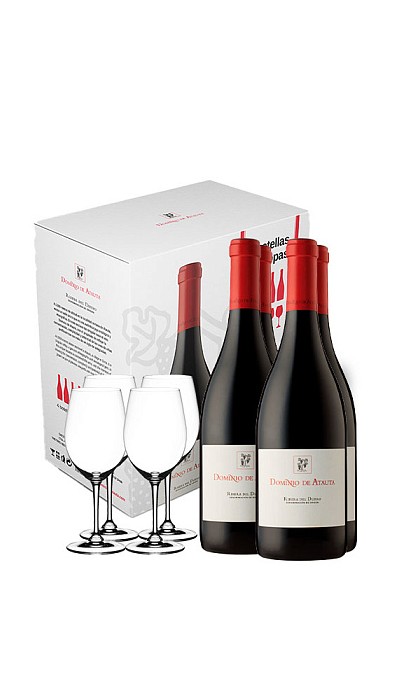 Pack Dominio de Atauta 2019 (x4) & 4 Riedel Glasses